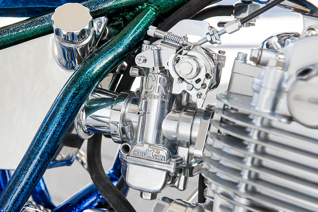 カスタムバイクのキャブレター